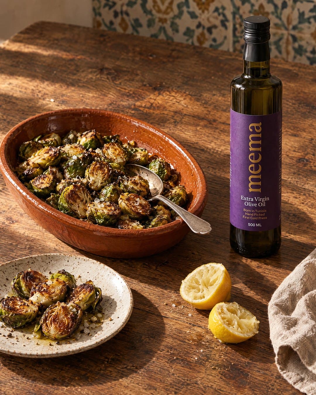 Crispy roasted Brussels sprouts
